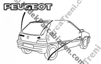 PEUGEOT 106 ARKA ( PEUGEOT YAZI ) 1997>2001