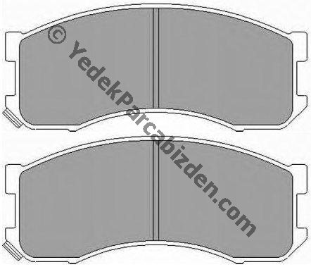 MAZDA 626 ÖN FREN BALATASI 1988-1991