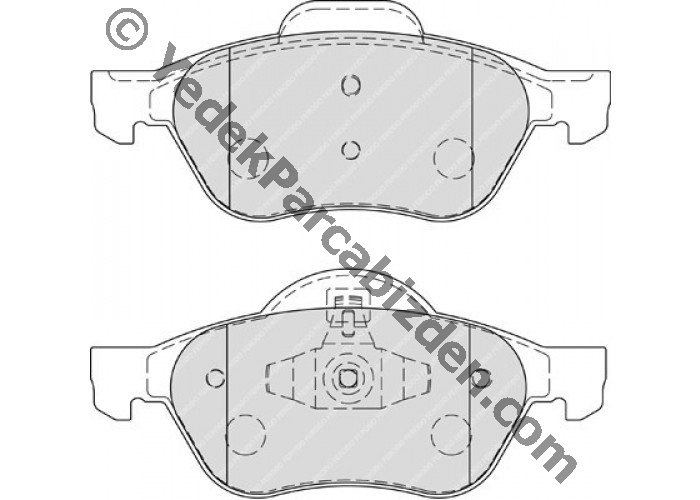 MEGANE 2 ÖN FREN BALATA TAKIM. 2005>2010