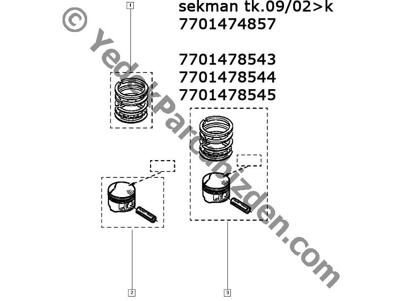 CLİO 2 SEKMAN STD. 69MM. 1,2 8V 1999>2006