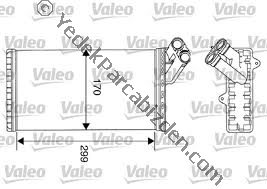 KANGOO KALORİFER RADYATÖRÜ 1,5DCİ 1,9DCİ. 1998>2008