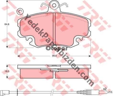 RENAULT CLİO ÖN FREN BALATA TAKIMI 2000>2009