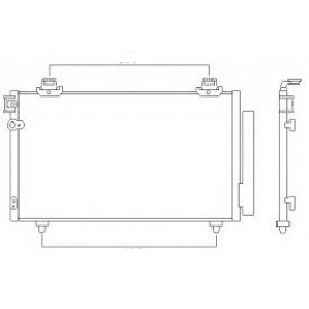 TOYOTA COROLLA KLİMA RADYATÖRÜ 2007>2013