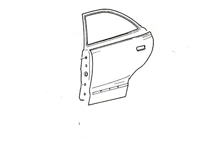 HYUNDAI ACCENT ARKA KAPI SAĞ KOMPLE 1995-1999