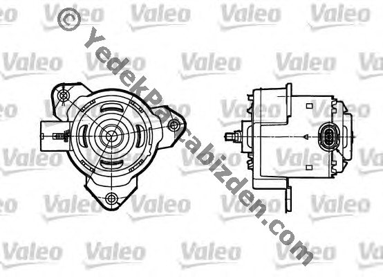 CLİO 2 FAN MOTORU 1,2 1,4 1,5 DCİ. 1999>2006