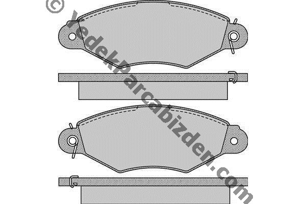 KANGOO ÖN FREN BALATASI TAKIM MGA 1998>2008