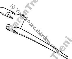 PEUGEOT 307 ARKA SİLECEK KOLU ( HATCHBACK ) 2001>2008