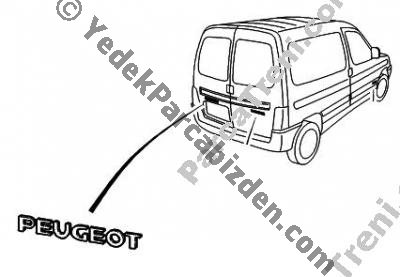 PEUGEOT PARTNER ARKA ( PEUGEOT YAZI ) 2003>2008
