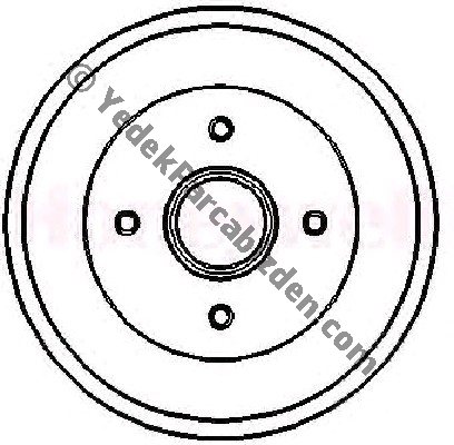 CITROEN SAXO 1.4cc / 1.6cc / 1.5 DİZEL ARKA FREN KAMPANASI SOL 1996>2003