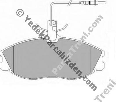 PEUGEOT 306 2.0cc GTİ ÖN FREN BALATASI 1993>2001