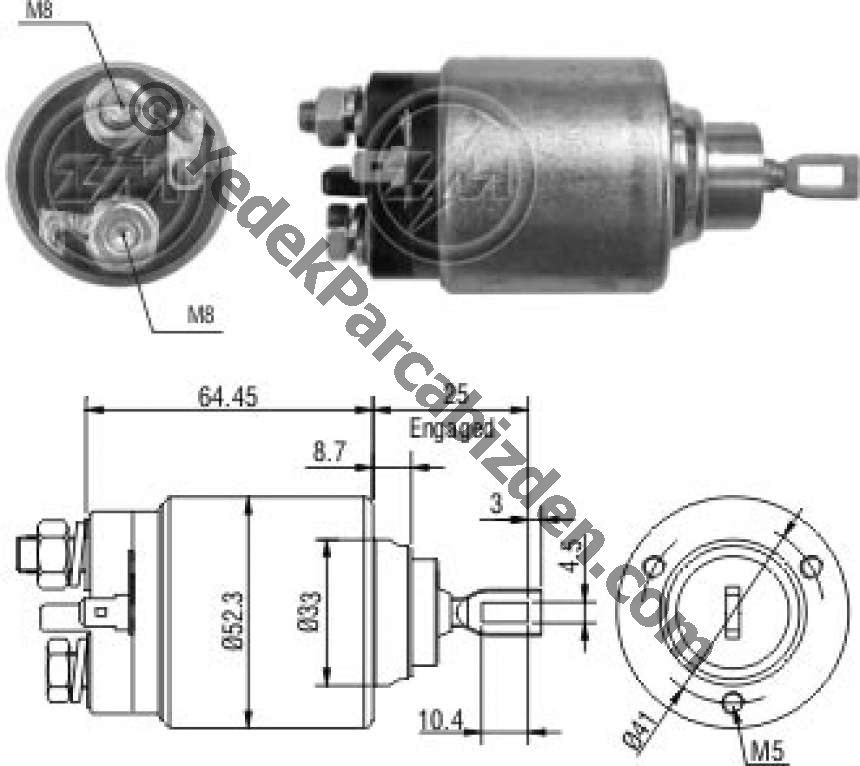 CLİO 3 MARŞ OTOMOTİĞİ D7E MOTOR 2006>2009