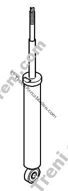 PEUGEOT 406 ARKA AMORTİSÖR SOL ( YAĞLI ) 1996>2004
