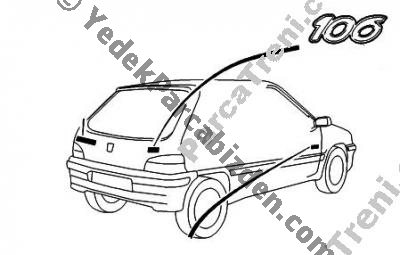 PEUGEOT 106 ARKA ( 106 YAZI ) 1991>1996
