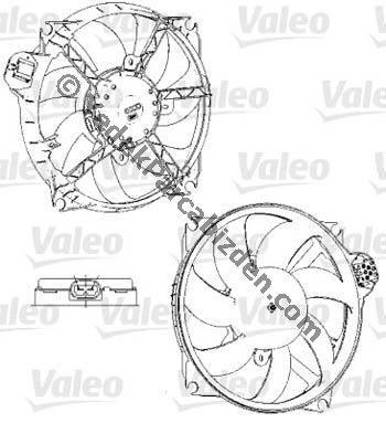 MEGANE 3 FAN MOTORU 1,5 DCİ. 1,6 16V BENZ. 2009>2011