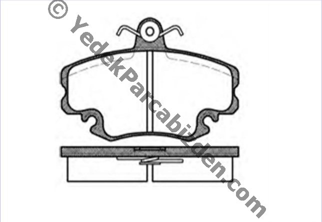 MEGANE 1 ÖN FREN BALATASI TAKIM 1,4 1,6 1995>1998
