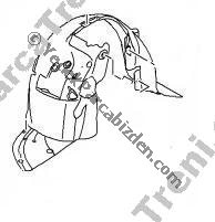 PEUGEOT 206 ÖN ÇAMURLUK DAVLUMBAZI SOL ( GTİ ) 1998>2008