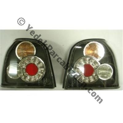 VOLKSWAGEN GOLF 3  MODİFİYE STOP LAMBASI LEDLİ SAĞ-SOL SET SİYAH (1992-1998)