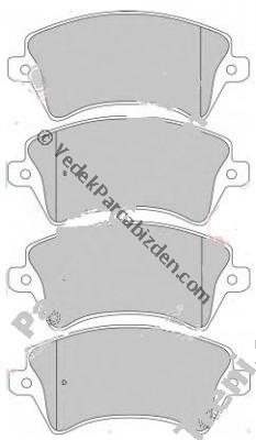 TOYOTA COROLLA WWT-İ ÖN FREN BALATASI 1,6cc 2000>2002