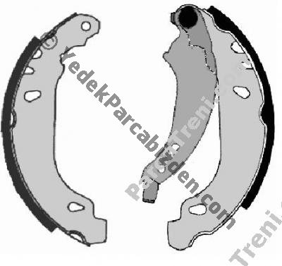 PEUGEOT 306 2.0cc GTİ ARKA FREN BALATASI ( KAMPANA / ABS"Lİ ) 1997>2001