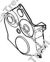 PEUGEOT PARTNER TRİGER KAPAĞI ALT 2.0cc DİZEL ( DW10 ) 2003>2008