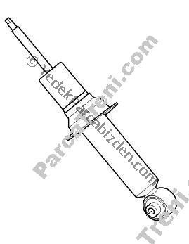PEUGEOT 407 ARKA AMORTİSÖR SAĞ 2.0cc 16v / 1.6 HDİ / 2.0 HDİ 2004>2009
